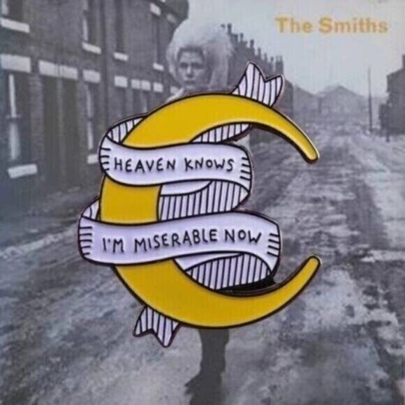 3/20 The Smiths Heaven Knows Miserable Enamel Pin - Picture 1 of 1